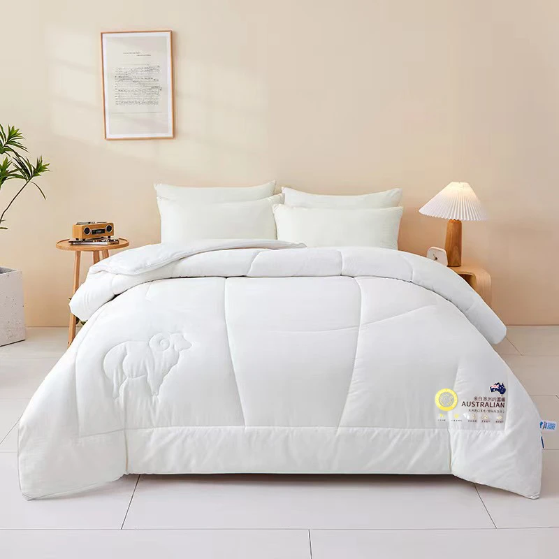 【高货清仓】2024款纯色爆款羊m被冬被轻奢加厚吸湿防螨绒被6-8