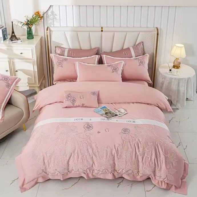 法式复古蕾丝刺绣五件套-克莉丝汀系列