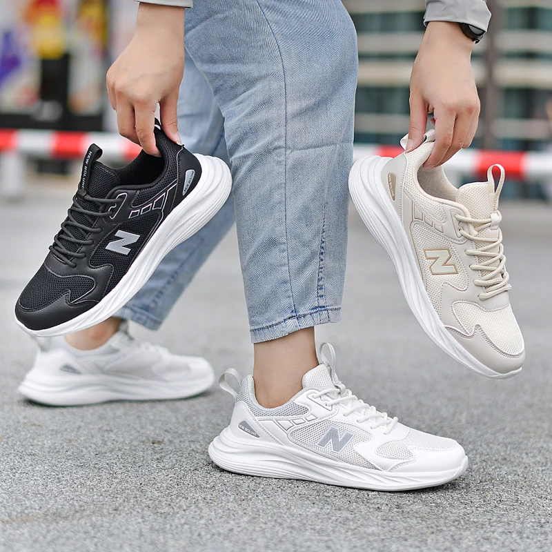 新百伦NEW BOLUNE夏季新款透气百搭舒适休闲鞋时尚潮流轻便情侣