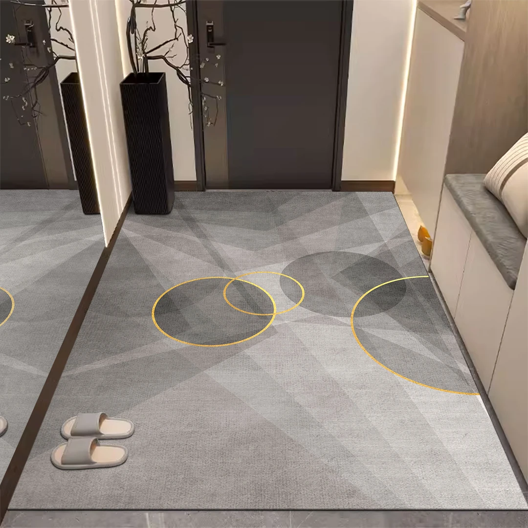 【硅藻泥】地垫入户门口吸水防滑浴室玄关卫生间耐脏家用厨房门垫