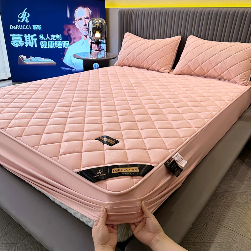 A类母婴级酒店款榻榻米床笠单件夹棉 床罩防滑 席梦思床垫 保护罩