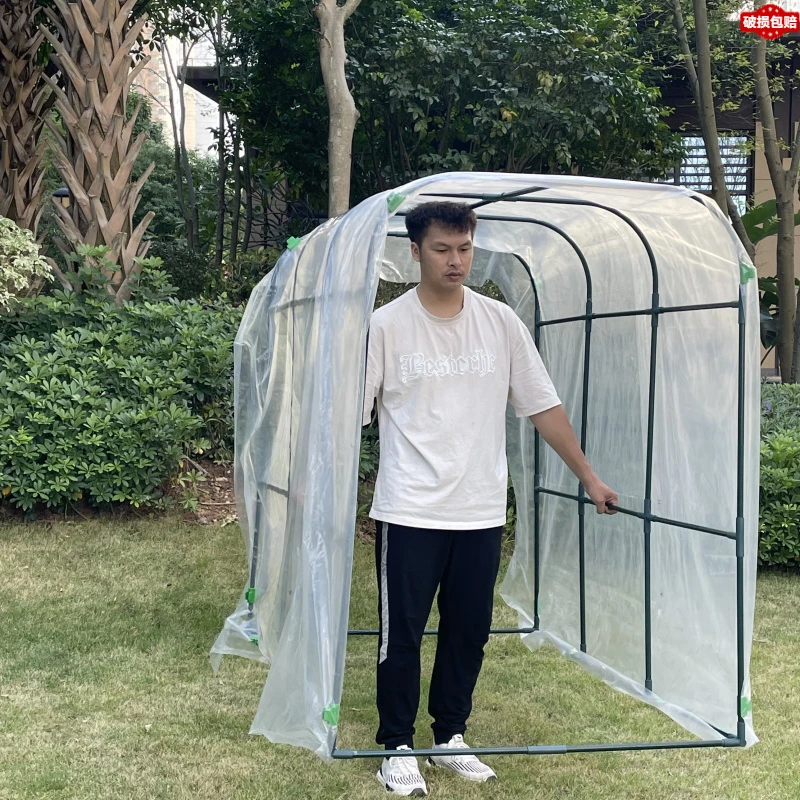 暖棚家用庭院花棚暖房阳台多肉花卉蔬菜保温防冻保暖挡雨大棚支架