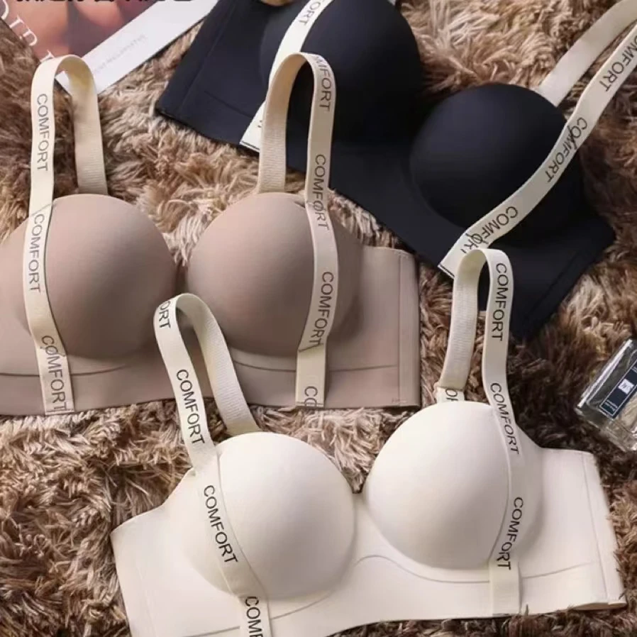 H200-H399聚拢显小薄款透气聚拢蕾丝性感女生内衣