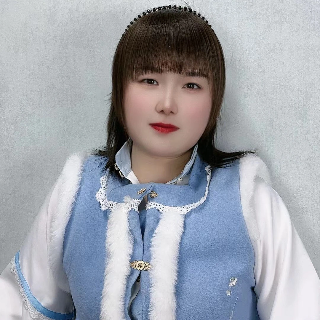 艾米家水钻发箍刘海一体真人发丝女士时尚小千代刘海修颜显年轻