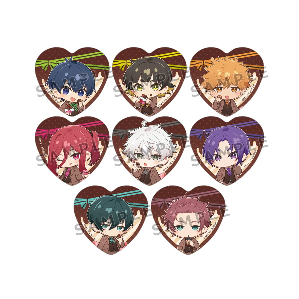 【蓝色监狱 Chocolate Outfit Q版吧唧】心形巧克力 徽章 收藏代拆
