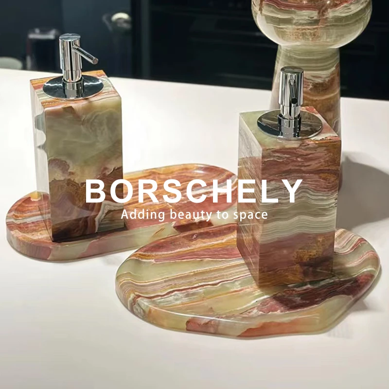 {直播间专属} BORSCHELY/宝石利 大理石摆件套装组合