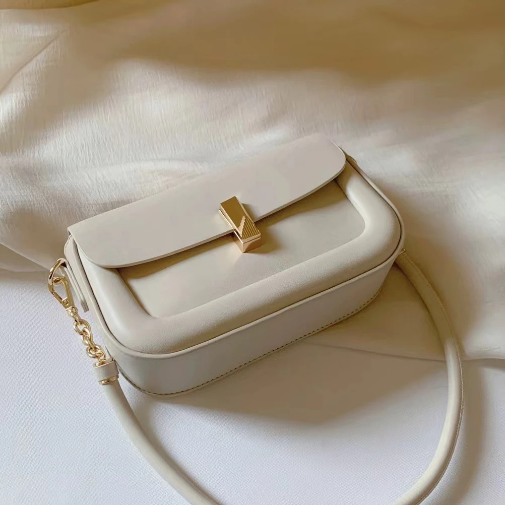 MECCO KERNA来块芋泥小方包女2024新款简约通勤单肩斜挎包MK31602