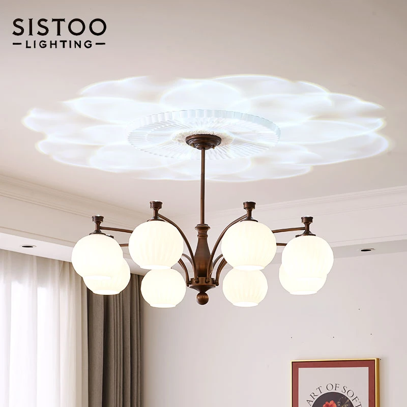 羽涟-中古风美式复古南洋风餐厅卧室大厅主灯法式客厅吊灯