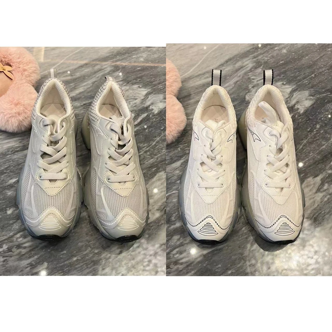 网面休闲运动鞋（跟高：4.5cm）HF102-1