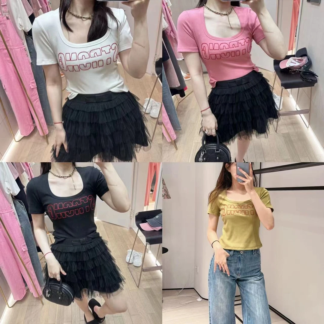G214    显瘦女团T恤