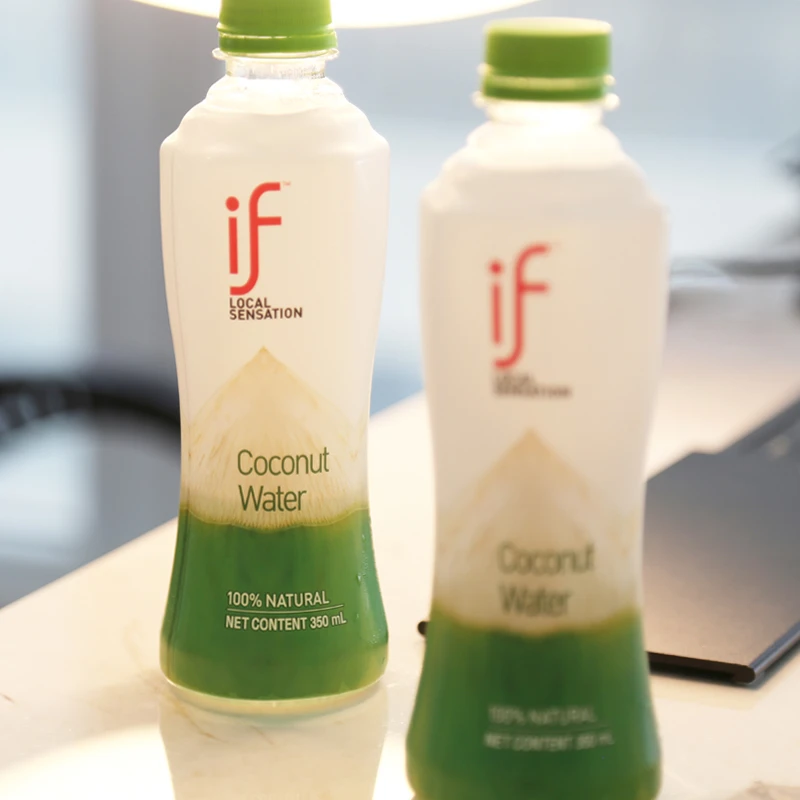 泰国进口if电解质椰子水原味绿色纯椰青水健身低糖椰子水350ml6瓶