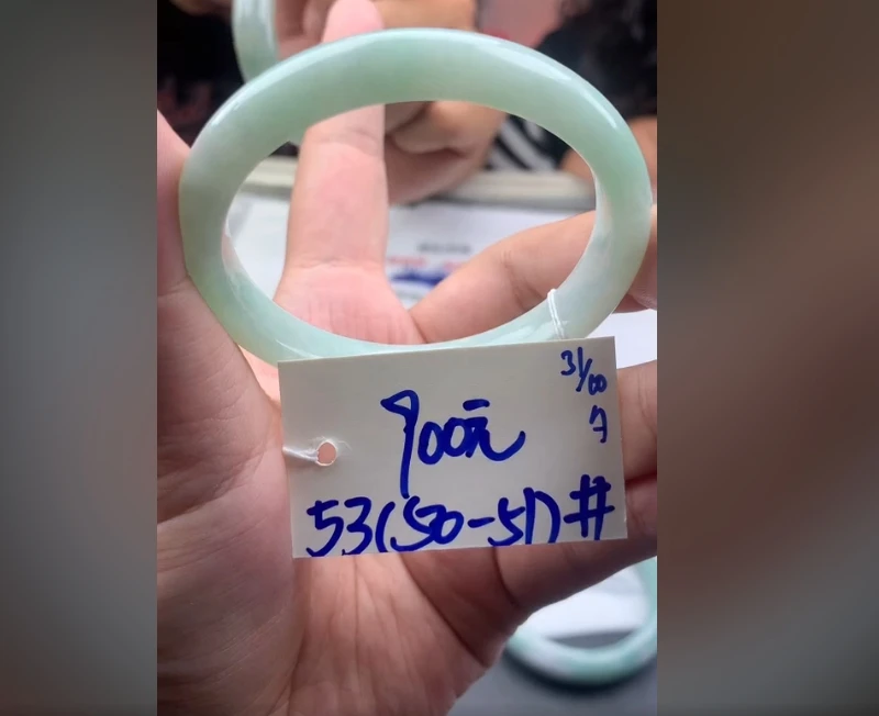 【缅翠手镯之旅】缅甸翡翠毛货需精细抛光+多样手镯+900元048