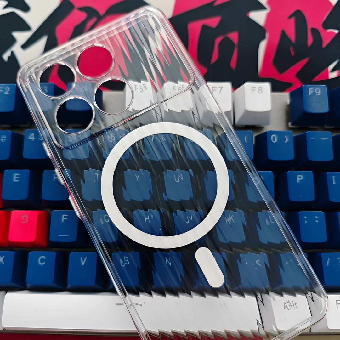 光栅红米K70手机壳冰川高透超薄redmik70pro硬壳pc冰雾磁吸磨砂潮