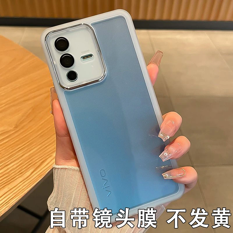 vivo S12手机壳自带镜头膜新款硅胶vivoS12pro软壳全包防摔保护套