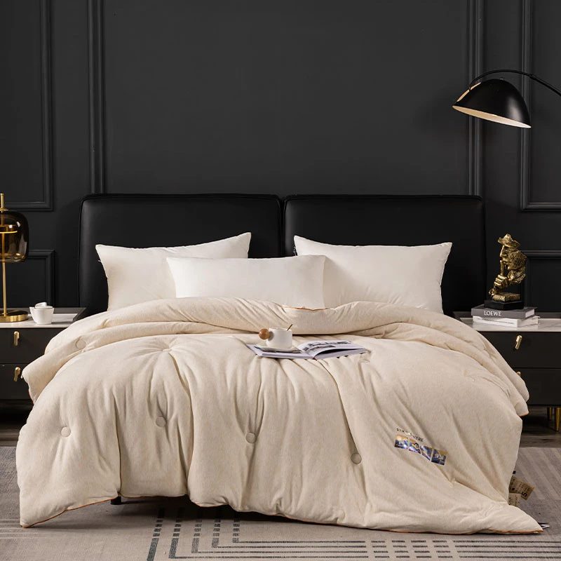 新火山绒保暖被AX针织加厚宿舍宿舍学生单人冬被绒被纯色奶绒