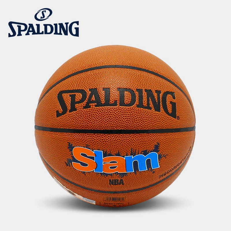 Spalding/斯伯丁PU7号篮球比赛室内室通用外耐磨蓝球街头手感舒适