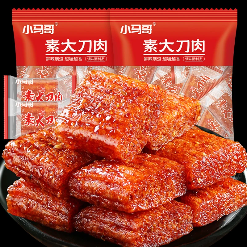 小马哥大刀肉辣条解馋童年记忆小零食小吃休闲食品推荐网红辣条
