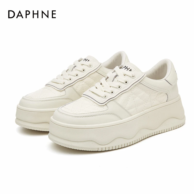 Daphne/达芙妮百搭小白鞋女气质新款爆款正品女鞋厚底运动休闲鞋