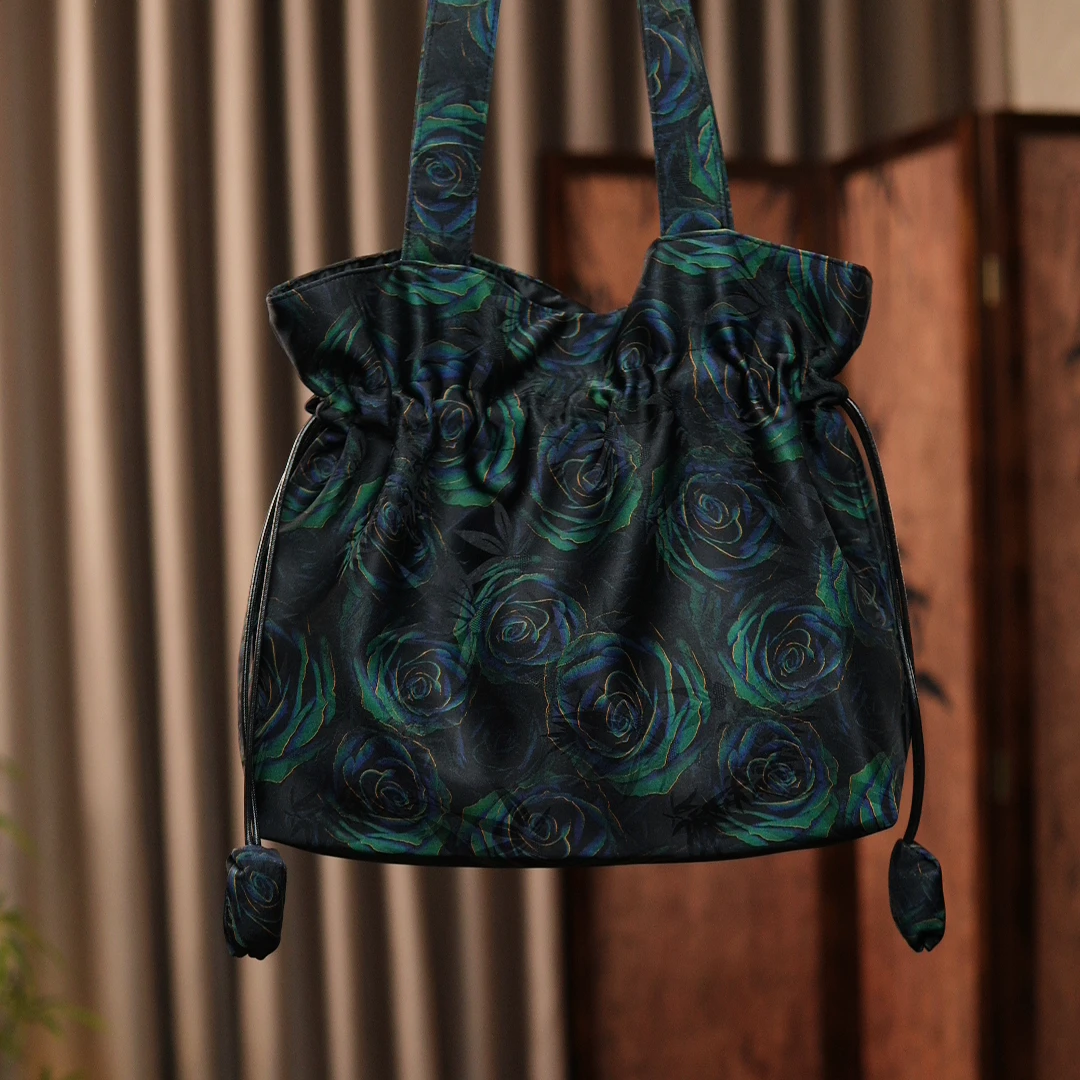 香云花萝单肩包新中式39*32*9