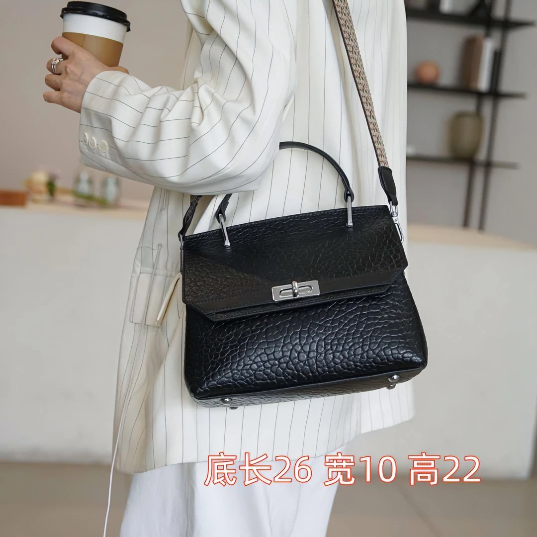 GUZCHIIE/谷兹 新款百搭时尚女士包包简约通勤单肩斜跨包手提包包