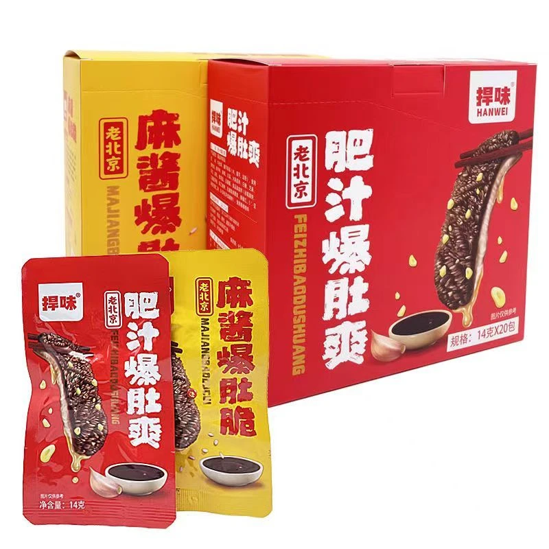 捍味老北京麻酱爆肚脆魔芋爽肥汁素爆肚休闲魔芋零食独立包装