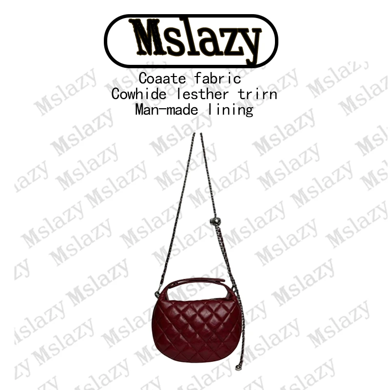 《洪野皮具》原创设计高定包 24076-红色 19*5*23