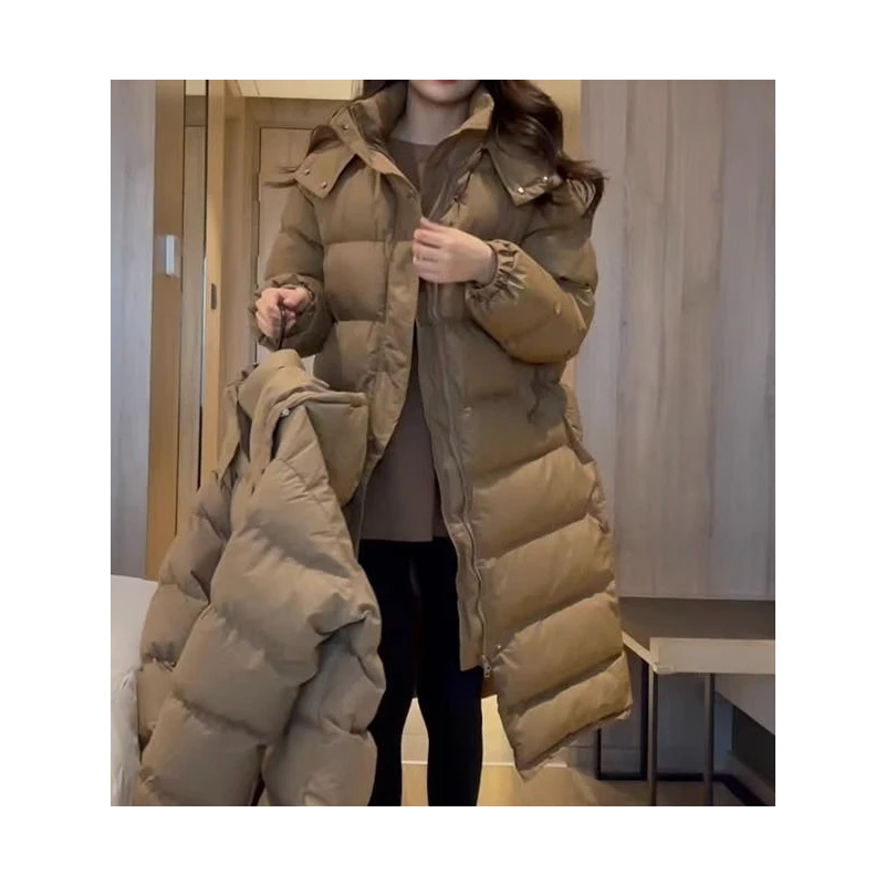 【当季爆款】乐甄选羽绒服特大码300斤胖加厚羽绒服女2023秋冬宽松