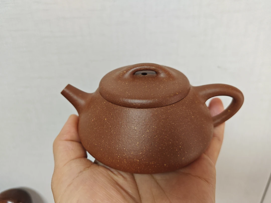 纳瓢紫砂壶，泥料降坡泥，容量150ml