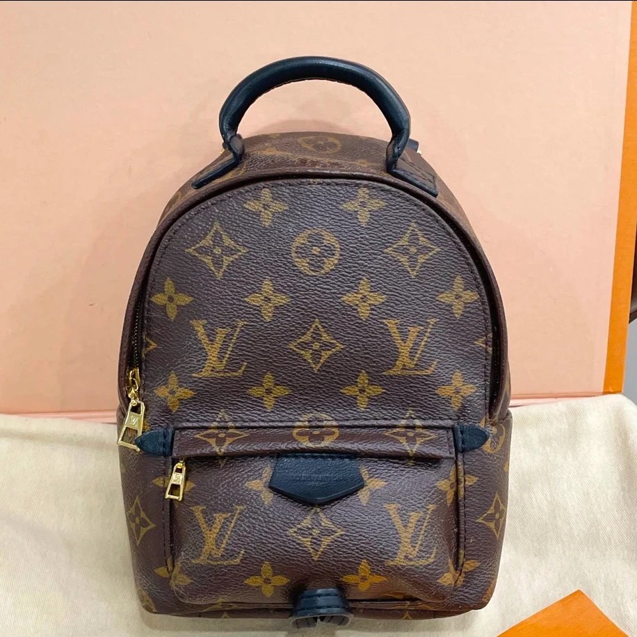 99新 LouisVuitton/路易威登 老花mini小书包/双肩包/楠楠