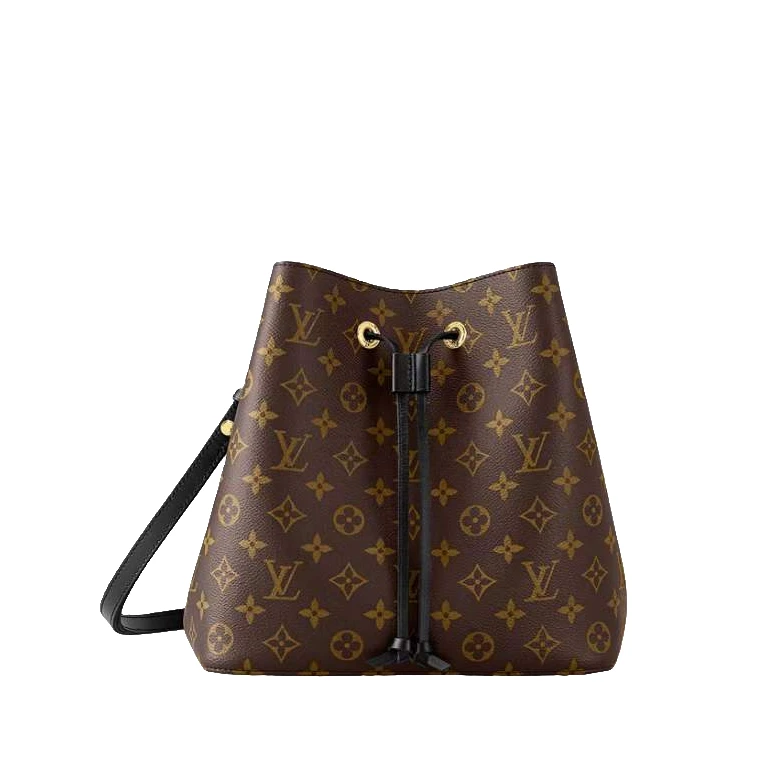 99新 LouisVuitton/路易威登 经典老花黑水桶单肩斜挎/D店