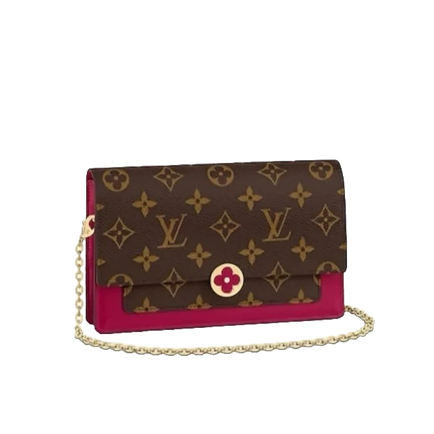 99新 LouisVuitton/路易威登 lv花朵链条包单肩斜挎包 (D店)