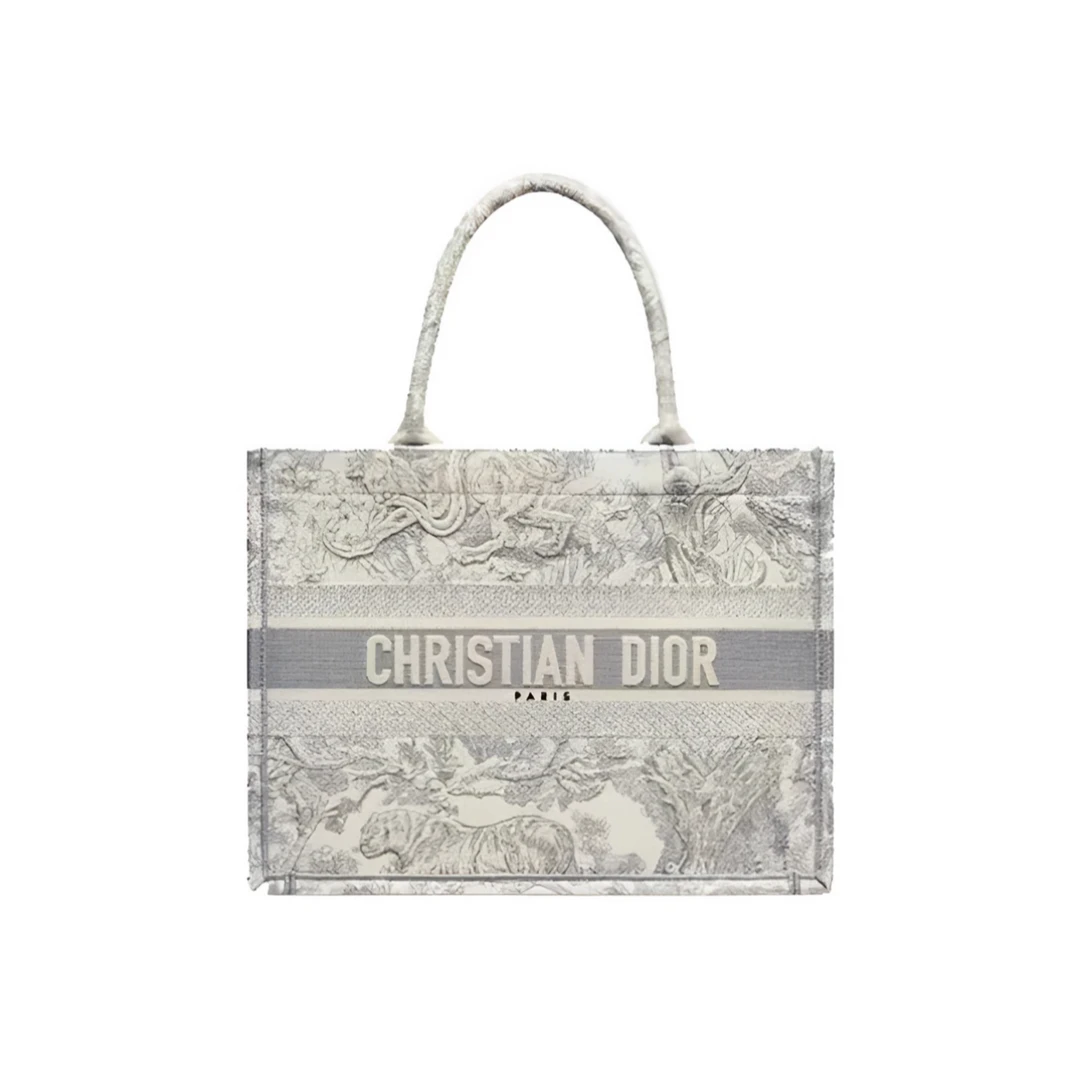 95新 DIOR/迪奥 动物园托特中号/托特包/单肩包/D店