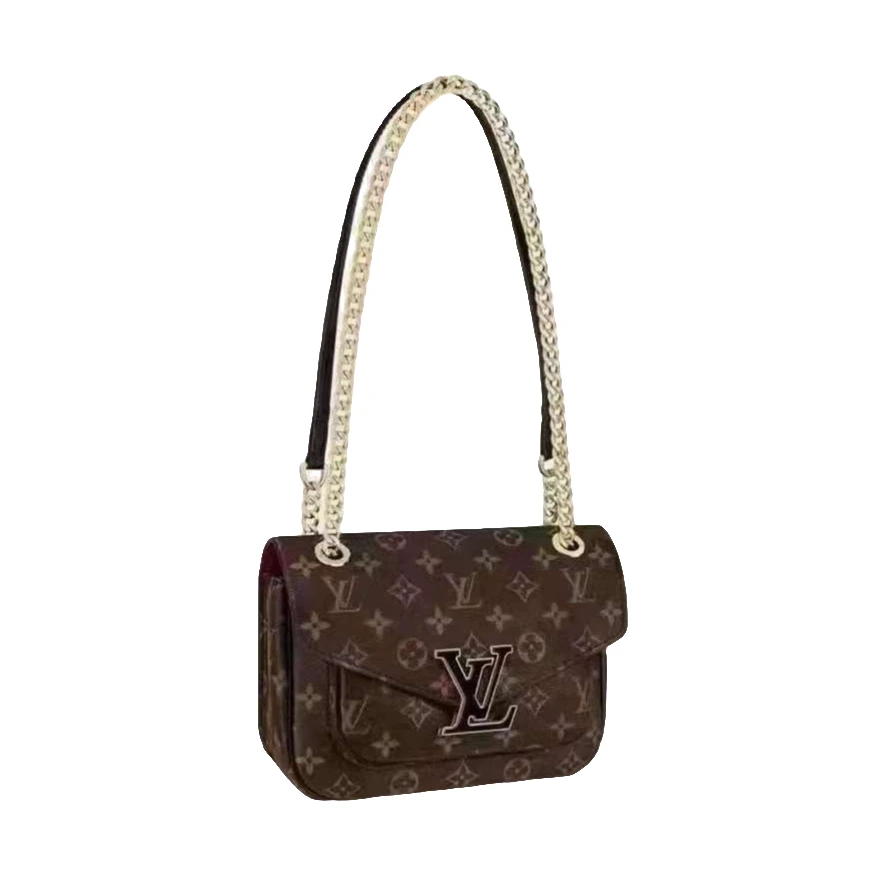 99新 LouisVuitton/路易威登 passy邮差单肩斜挎包/严选
