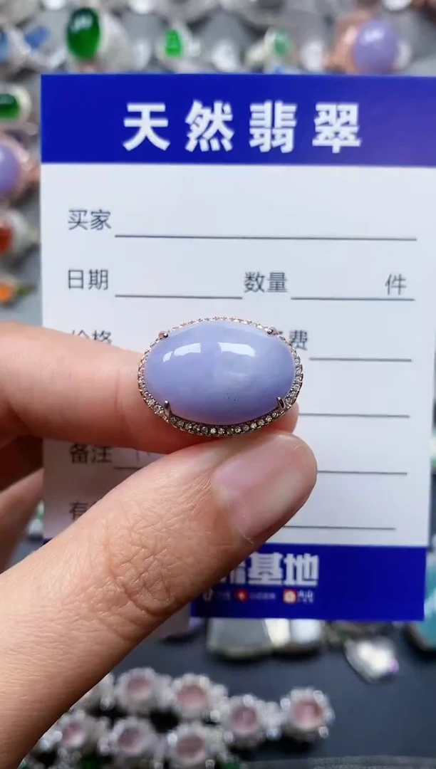 【闪购商品】翡翠戒指银S925镶嵌0114