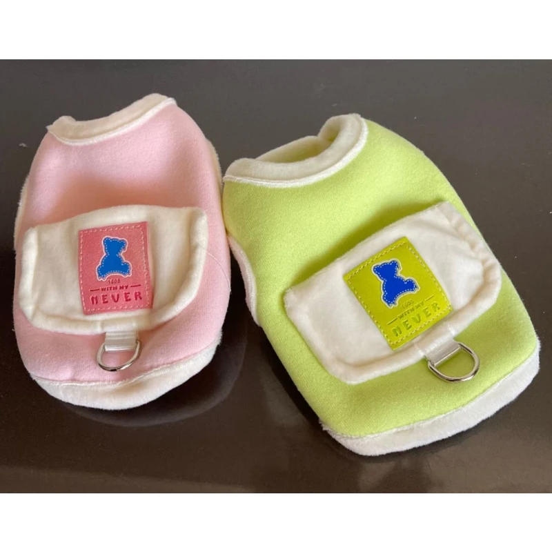 幼猫幼狗马甲小奶猫衣服抓绒宠物小卫衣猫咪狗狗背心秋冬保暖外套