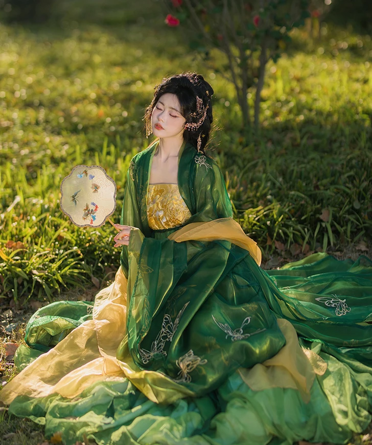 现现【4件套】山海记【金缕衣银缕衣】华丽刺绣显白夏季汉服古风