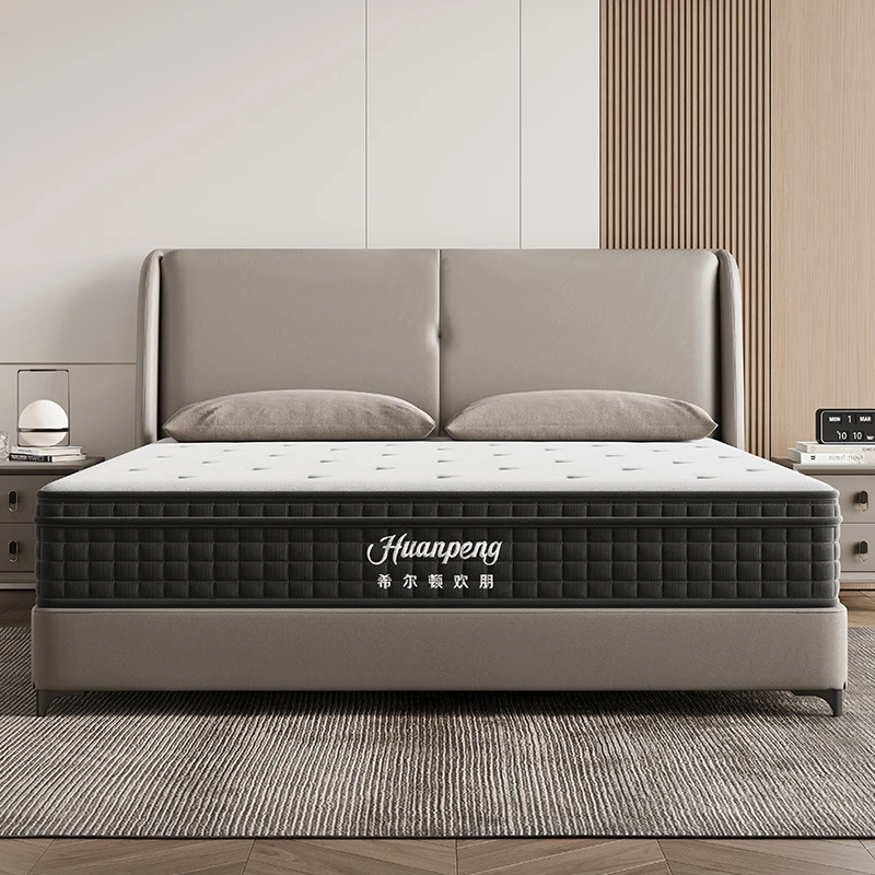 希尔顿欢朋五星深睡床垫自适应独立筒双层弹簧零压慢回弹记忆棉垫