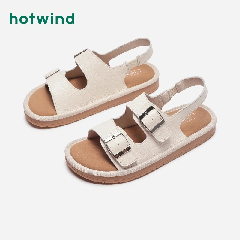 热风2024年夏季新款女士时尚凉鞋H50W4216