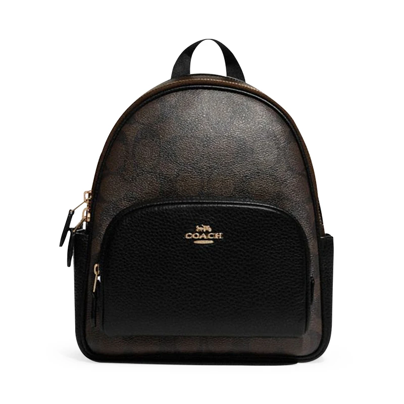 COACH/蔻驰Court 女士经典印花双肩背包 C8604 香港直邮