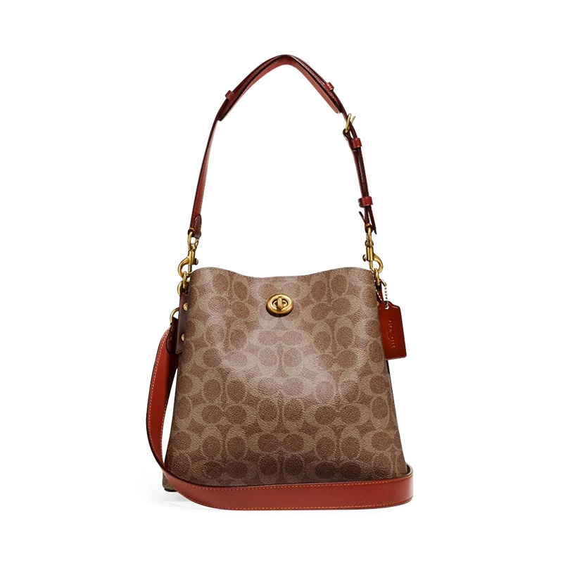 COACH/蔻驰Willow 女士经典印花手提单肩包斜挎包 C3890 香港直发