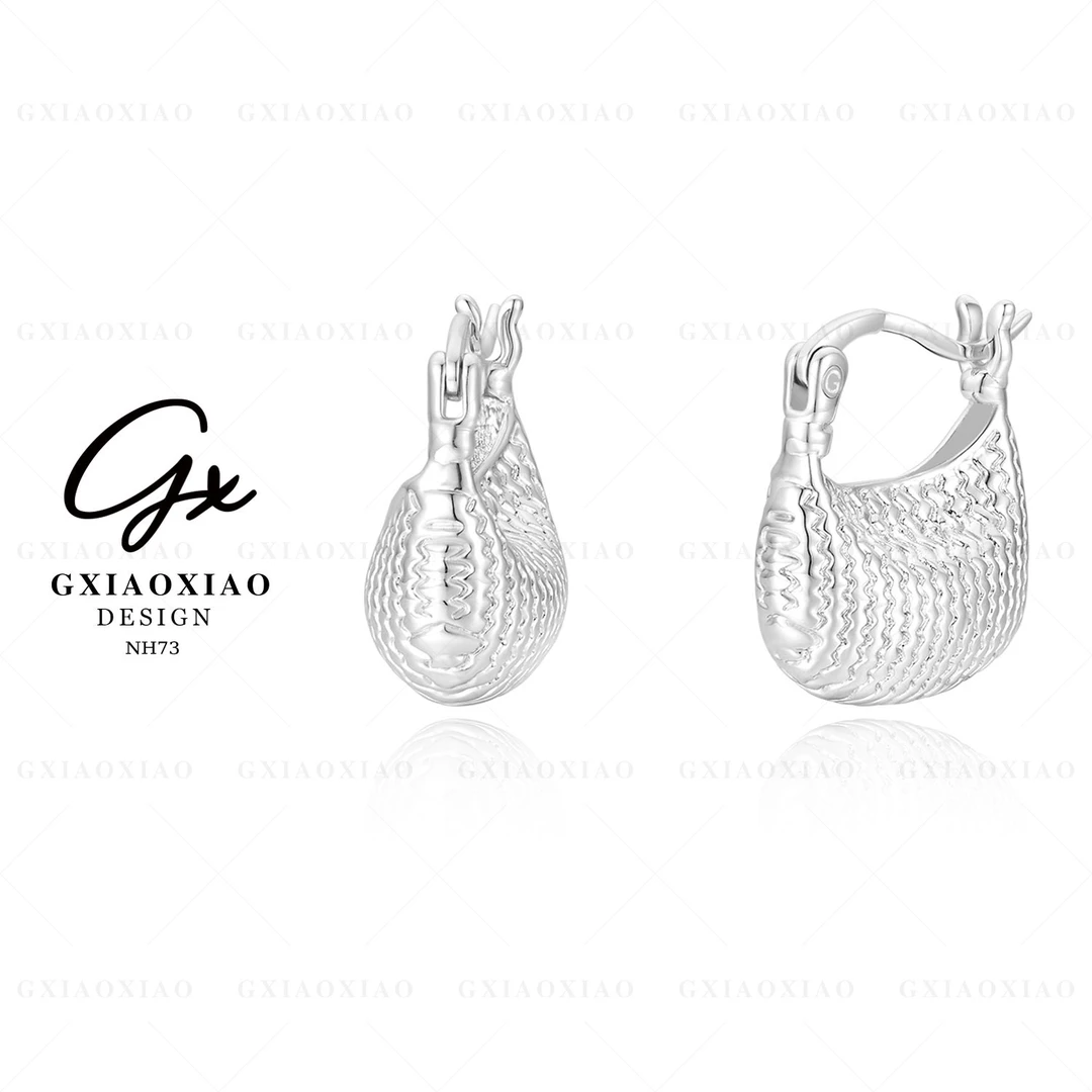 G XIAOXIAO 镀K金 【手提包】轻奢时尚高级感气质经典耳环 NH73