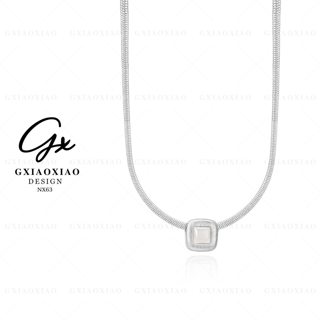 铜合金项链  GXX 【白茶故事】气质时尚百搭简约轻奢项链 NX63