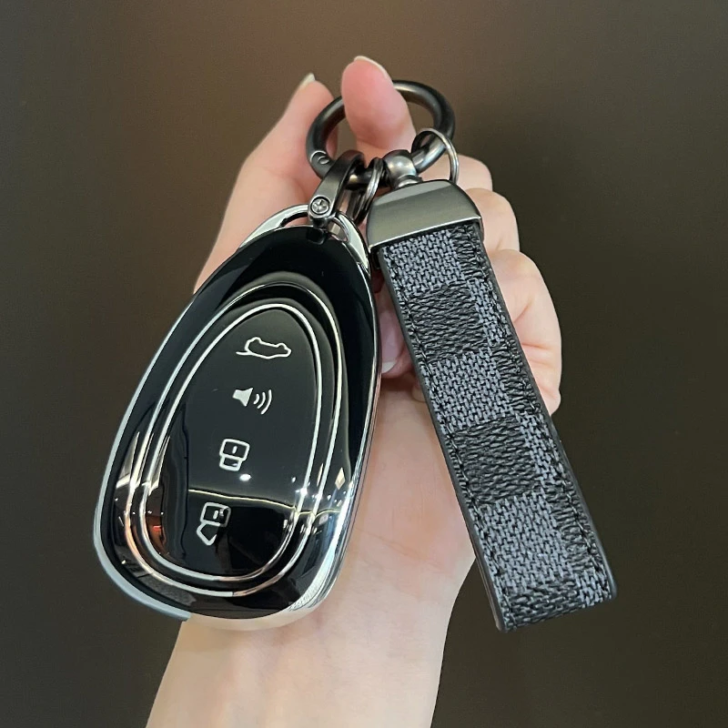 2023款魏派蓝山钥匙套专用新能源WEY魏牌摩卡DHT汽车改装包壳扣男