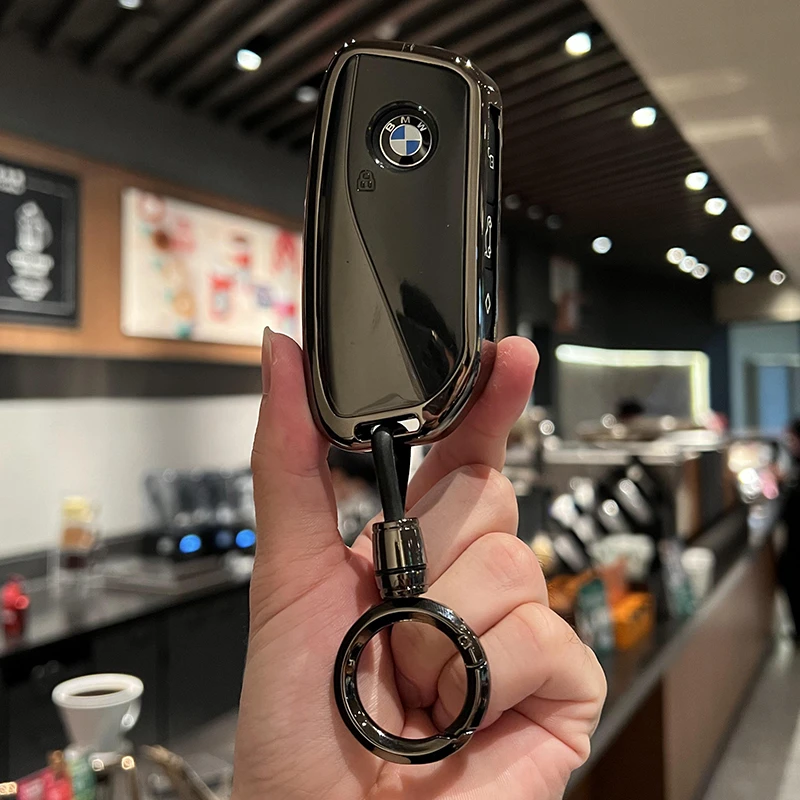 宝马X5钥匙套25款新X1/X7包7系735li/iX/XM/X6/iX车高档保护壳扣