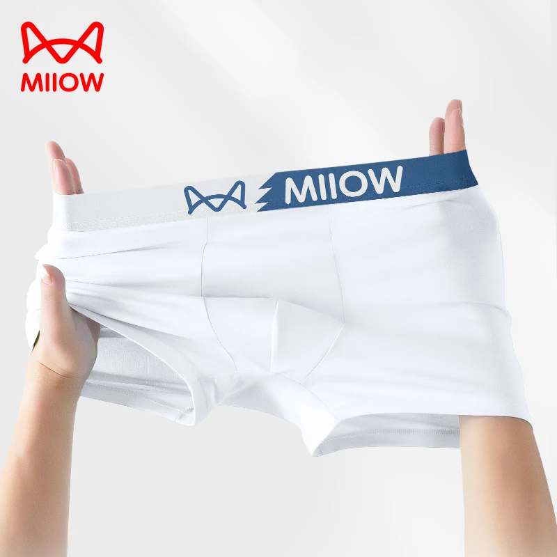 猫人青少年男初高中生纯棉抗菌透气平角裤新款青少年全棉档四角裤