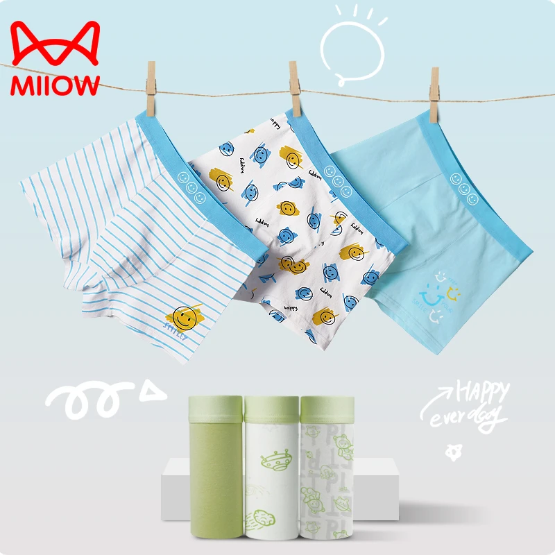 猫人男童内裤棉儿童四角裤夏季薄款中大童青少年平角短裤不夹PP