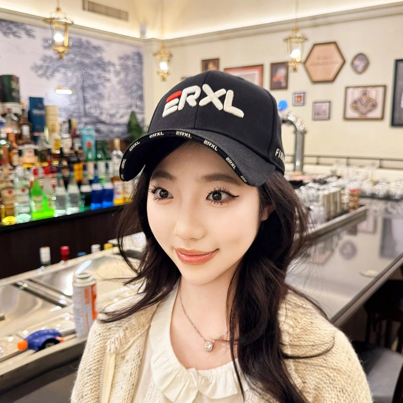 ERXL新款四季正品硬顶棒球帽男女同款休闲百搭刺绣鸭舌帽   102