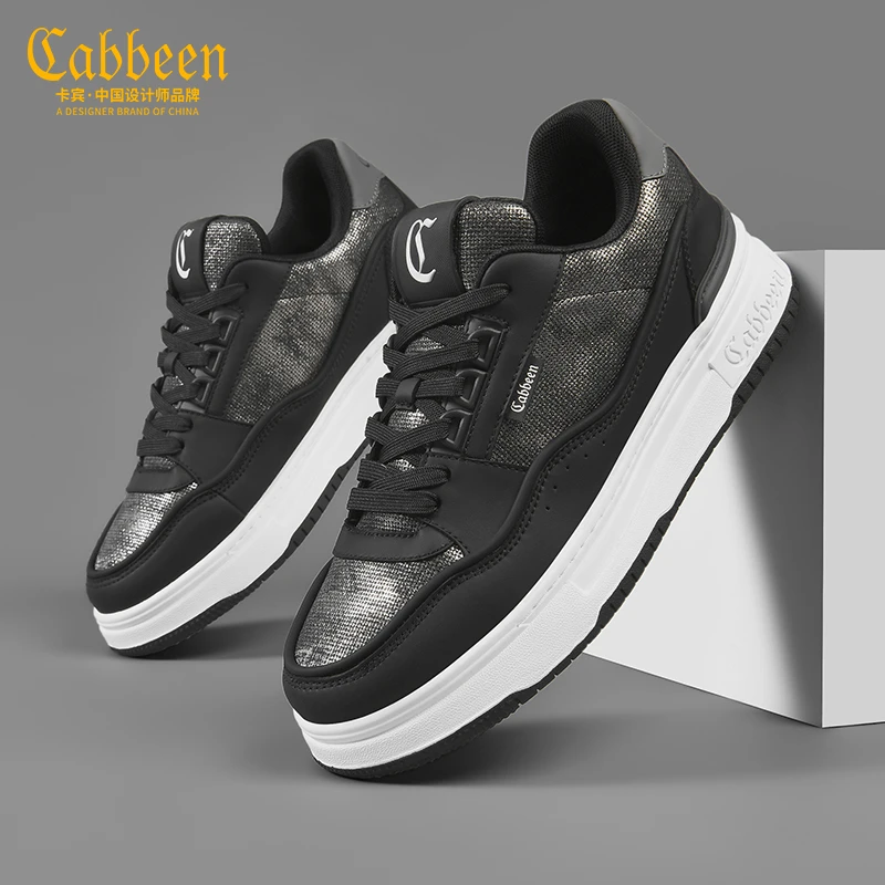 卡宾男鞋正品鞋子时尚高端透气百搭休闲鞋低帮雅丹风秋季潮鞋板鞋