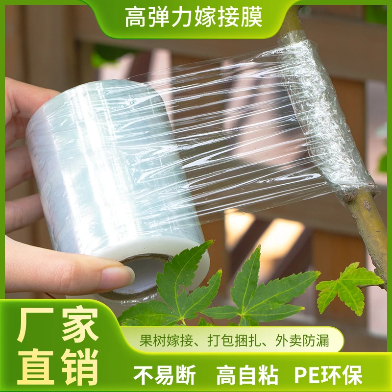塑料薄膜园林树苗自粘式园艺农用果树嫁接转用包扎带胶带船长花园