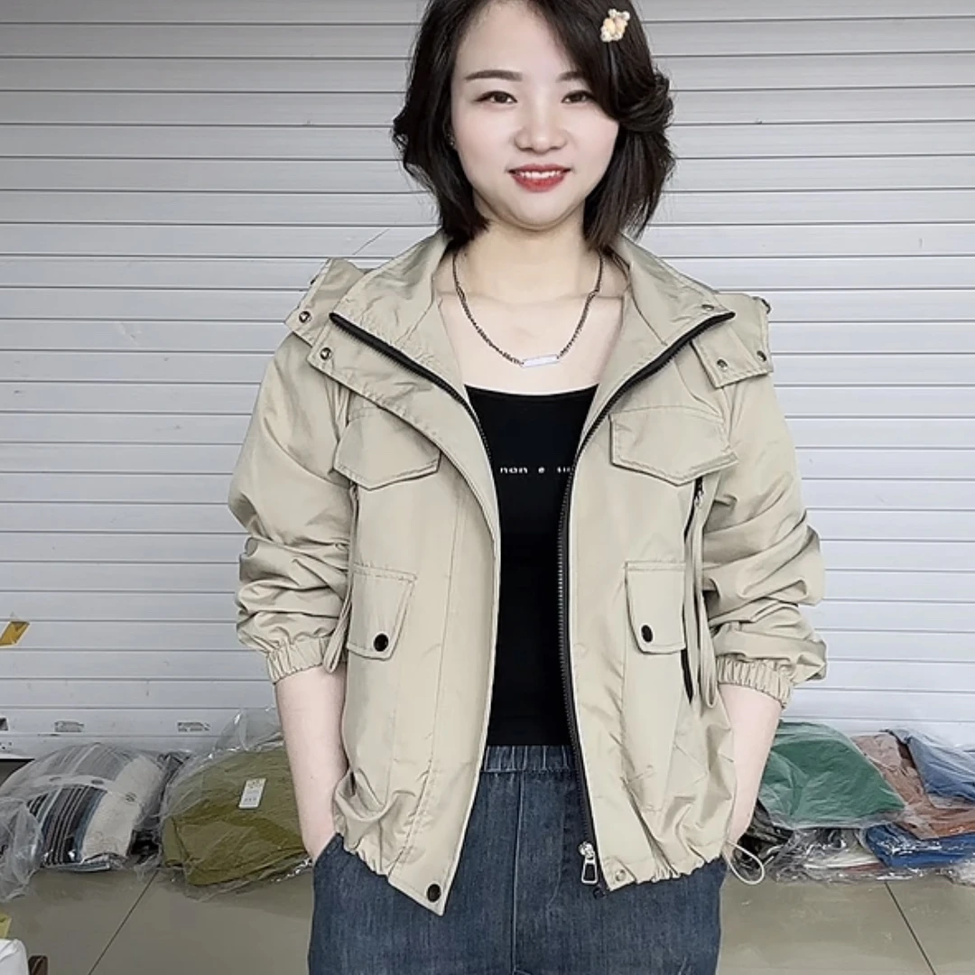 时尚休闲宽松韩版显瘦百搭春秋上衣女外套